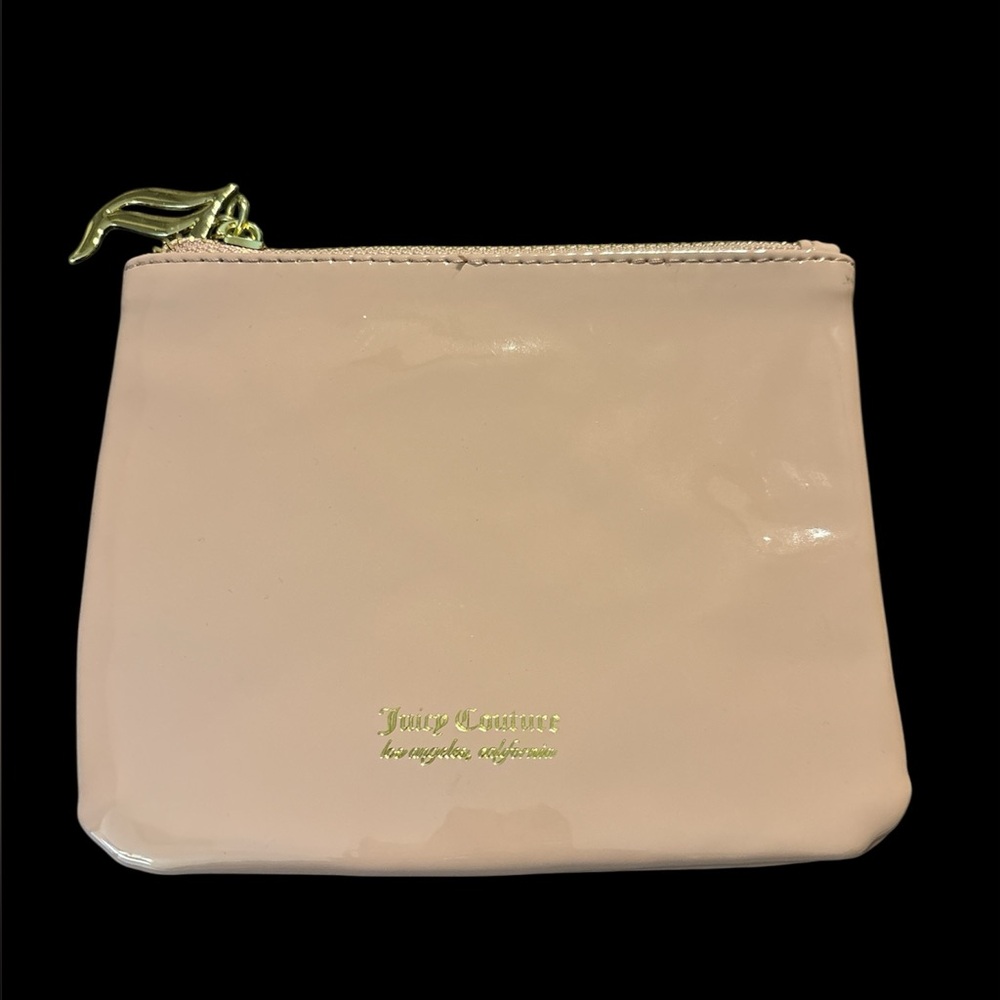 Juicy Couture pink cosmetics bag